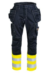 FR HI-VIS Handwerker-Bundhose, doppellagig - PFAS-frei