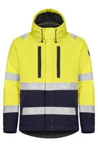 FR HI-VIS Winterjacke mit Kapuze - Metallfrei