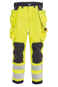 FR HI-VIS Handwerker-Bundhose für Damen, doppellagig - metallfrei