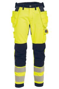 FR HI-VIS Handwerker-Bundhose für Damen, doppellagig - metallfrei