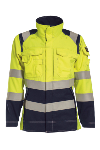 FR HI-VIS Bundjacke für Damen, doppellagig - metallfrei